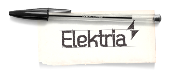 Elektria logo luonnos