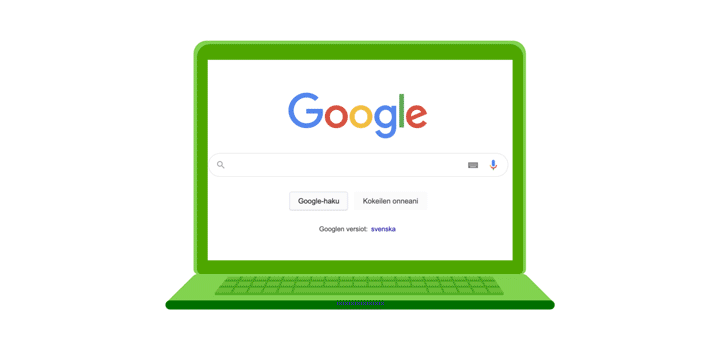 Googlen vastauslaatikko esimerkki