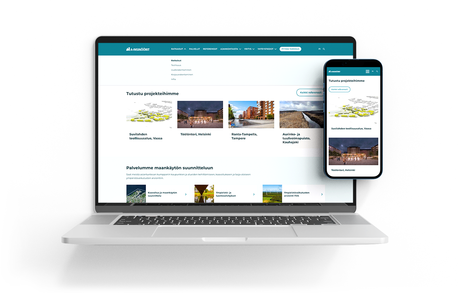 AINS-referenssi-projektit